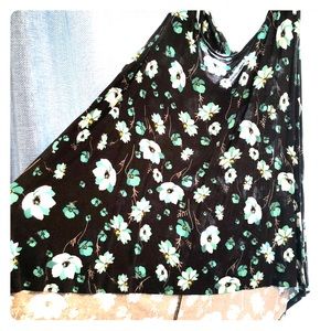 Cute plus size high low cotton tank